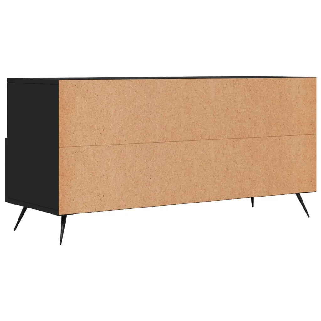 Mobile Porta TV-Mobile per TV-Credenza TV Nero 102x36x50 cm in Legno Multistrato 980841