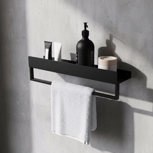 Mensola Da Bagno Sf01 60cm Black Matt