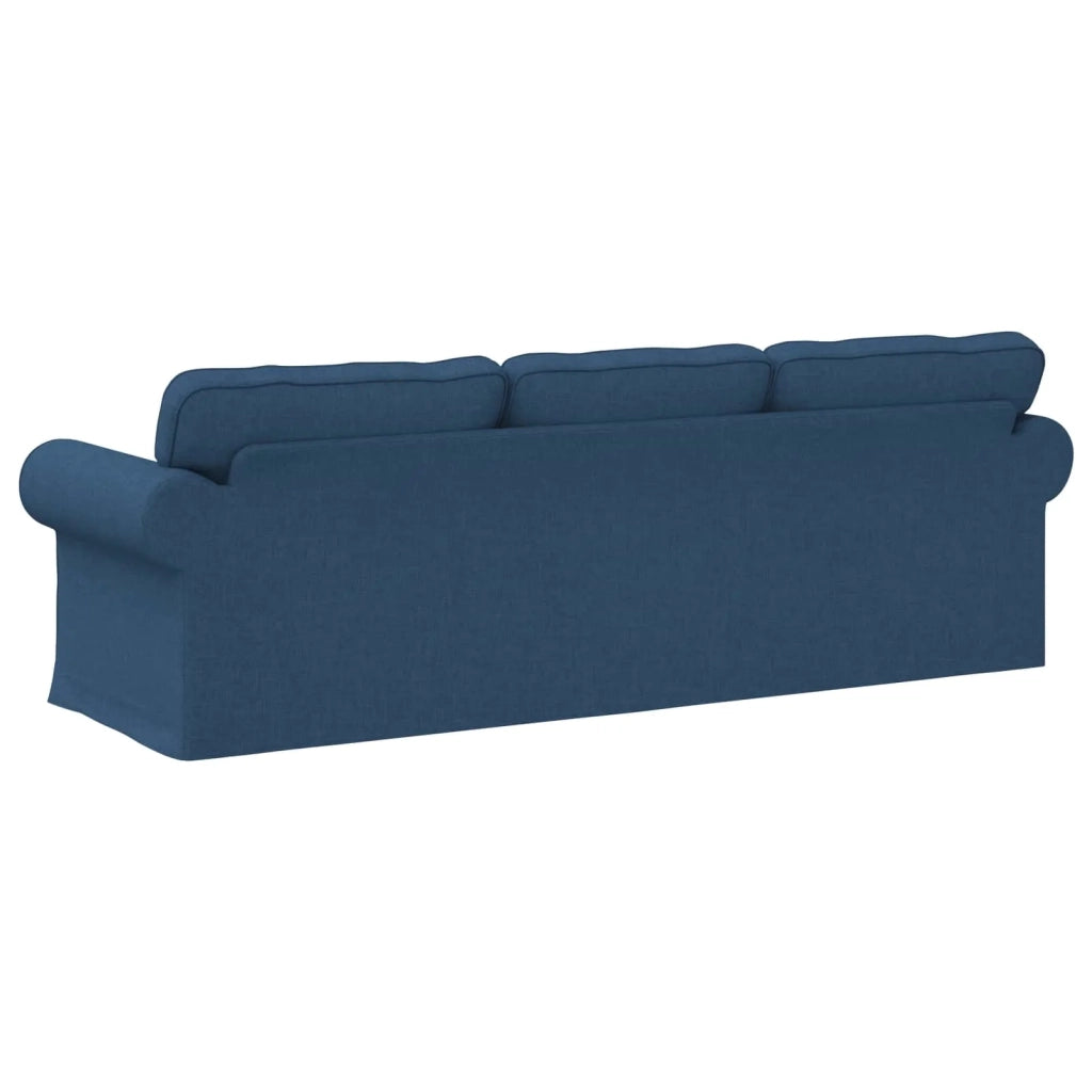 Divano Blu 245 x 82 x 80 cm Tessuto