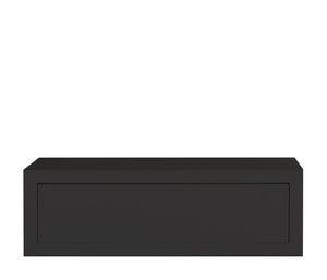 Mensola da Parete 1 Cassetto 45x13,4x23,7 cm in Fibra di Legno Lego Maxi Nero
