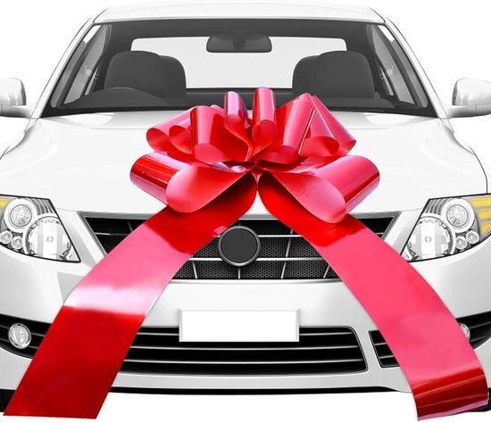 Cinturone di sicurezza rosso grande per auto - Cinturone di sicurezza da regalo enorme per compleanno - 18° compleanno (76 cm)