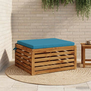 Cuscino per Sedia in Unico Pezzo SOEST 100% Poliestere Azzurro 944685