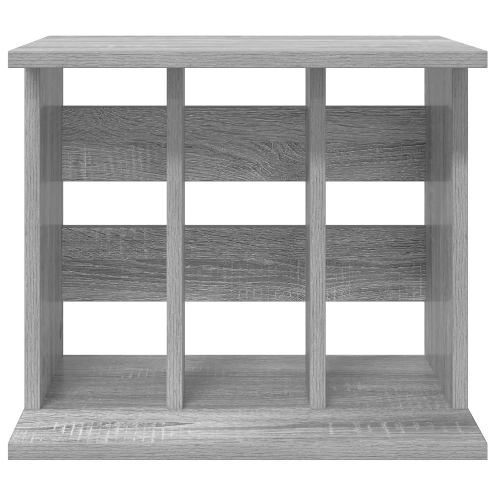 Storage per dischi in vinile Sonoma grigio 42 x 33 x 36 cm 8012839