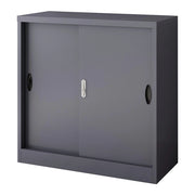 Armadio spogliatoio ufficio mobile contenitore per ufficio officina camera da letto ufficio acciaio rieti acciaio laccato 90 x 40 x 90 cm grigio scuro 03_0006344