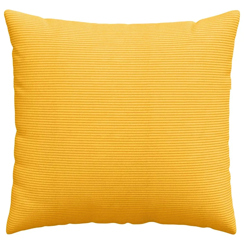 Cuscini da Divano 2 pz-Set di 2 Cuscini per Sofa Giallo Chiaro 45 x 45 cm