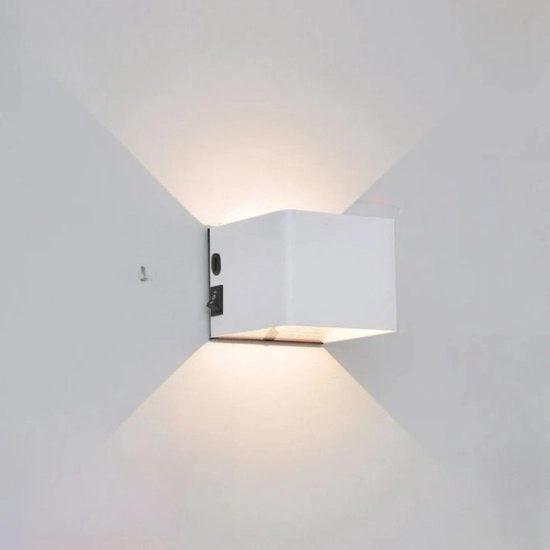 Lampada da Parete Esterna con Sensore di Movimento - Illuminazione Esterna - Bianca