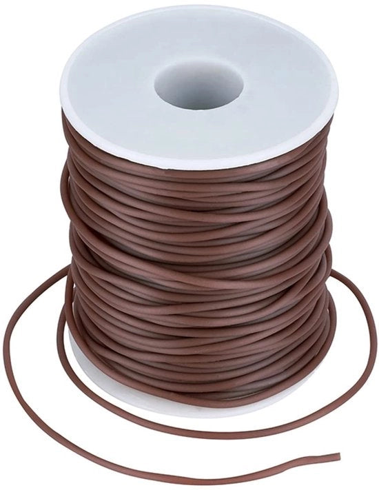 Cavo in gomma 50 m - Cordone in PVC - Superficie resistente - Peso leggero - Flessibile - Superficie duratura