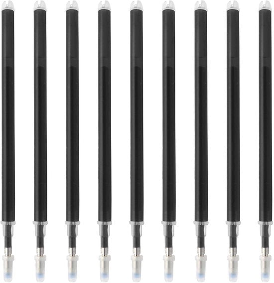 Set di pennarelli 12 pezzi - inchiostro lavabile - 0.7mm - nero/rosa/azzurro - plastica - adatto per studenti - riempimento pennarelli