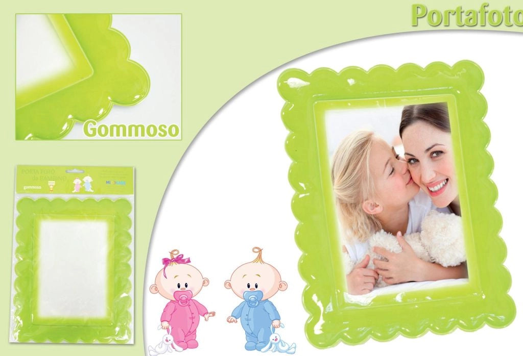 Cornice portafoto da Bambino in gomma happy Bomboniera