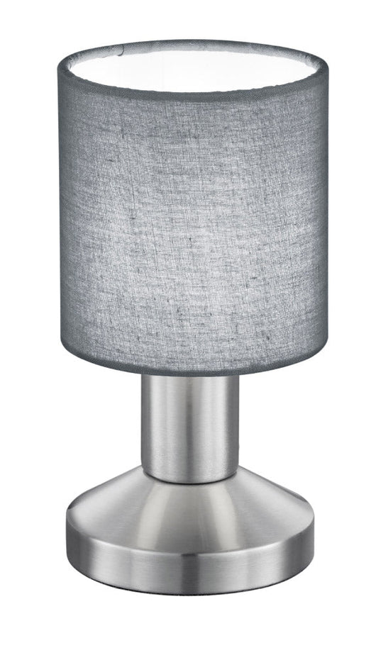 Lampada da Tavolo da Interno Attacco E14 in Metallo Nichel Opaco