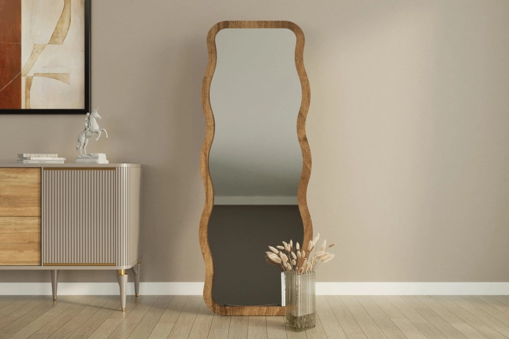 Specchio in legno "Aror" - 50 x 160 cm - Marrone