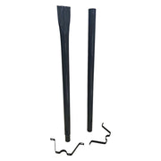 PALO SOSTEGNO PER CASSETTA POSTALE PORTALETTERE h. cm 150 - colore nero  - KASART