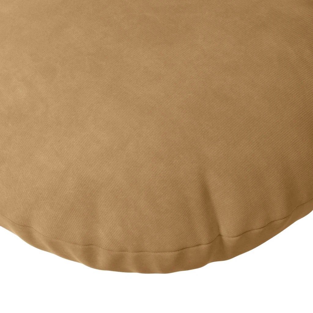 Cuscini per Seduta 2 pcs Marrone Ø30 x 13 cm Velluto 42014108