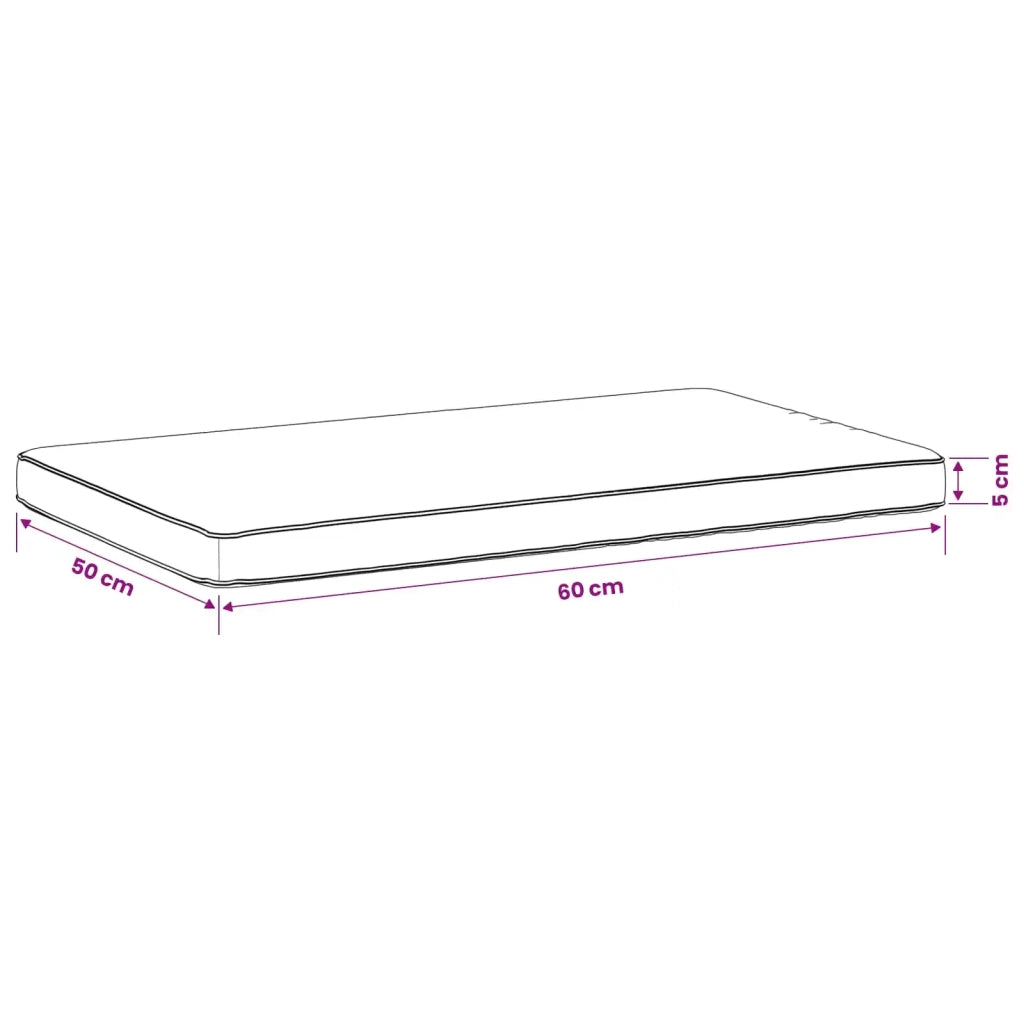 Cuscini per Panchina a 2 Pezzi VUGHT 2 pz 100% Poliestere Beige 951659