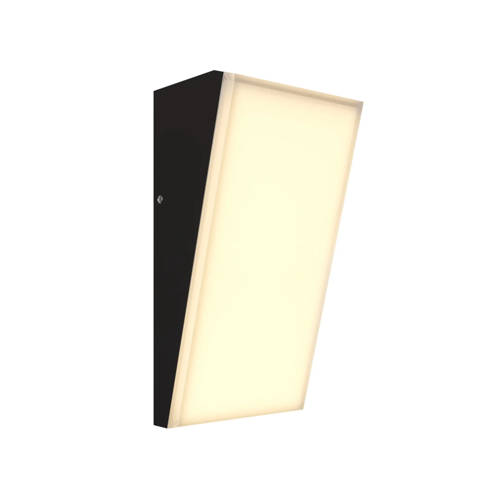 Maytoni Applique Moderna Brick 1 luce LED integrato IP54 grafite alluminio