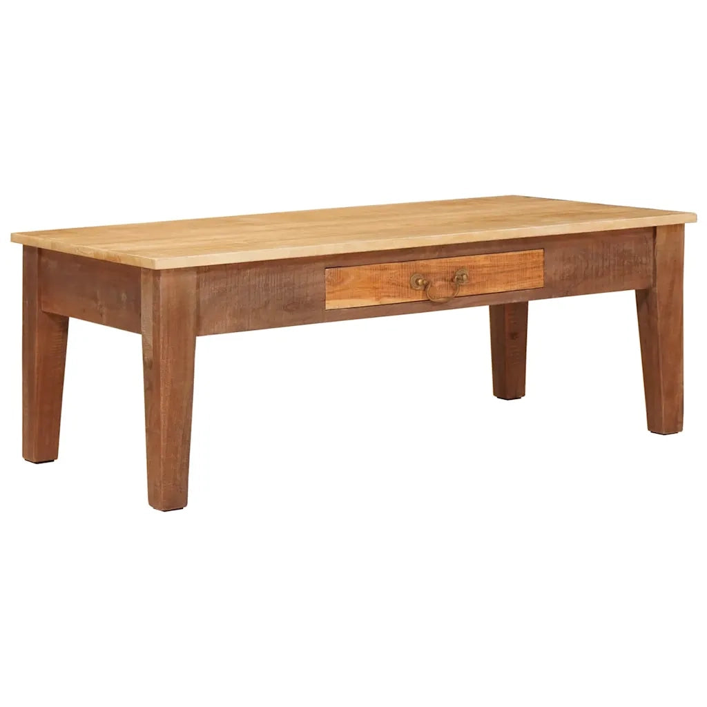 Tavolino da salotto con cassetto Marrone 110 x 55 x 40 cm 42003315