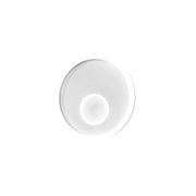 Lampada a soffitto Melania P/G LED 50W 3000K, plafoniera tonda in alluminio bianco, diffusore in metacrilato satinato, IP20, 2100lm - Gealuce