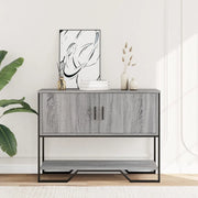 vidaXL Tavolo Consolle Grigio Sonoma 100x35x74,5 cm in Truciolato