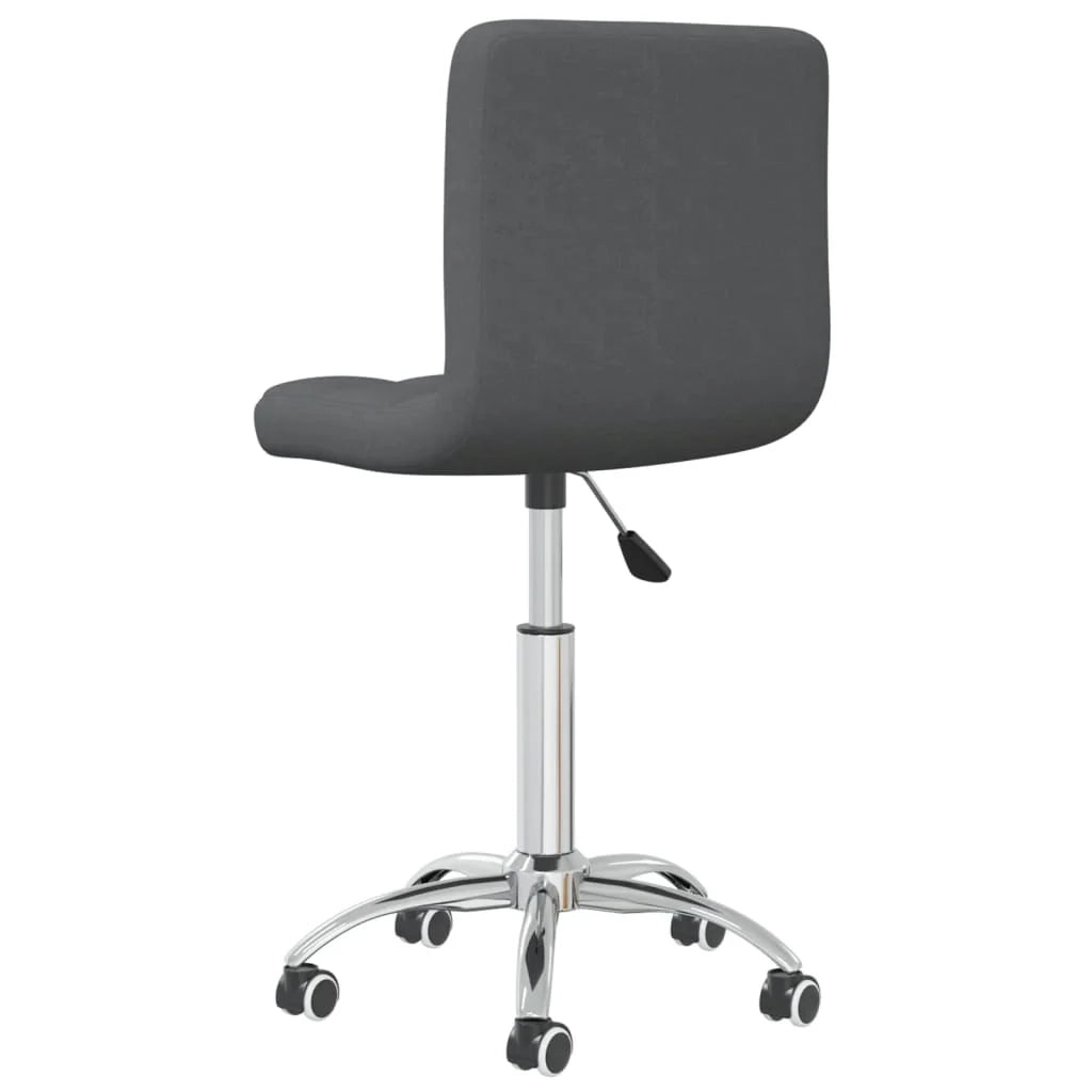 Sedia girevole da ufficio/studio tessuto grigio scuro 02_0024128