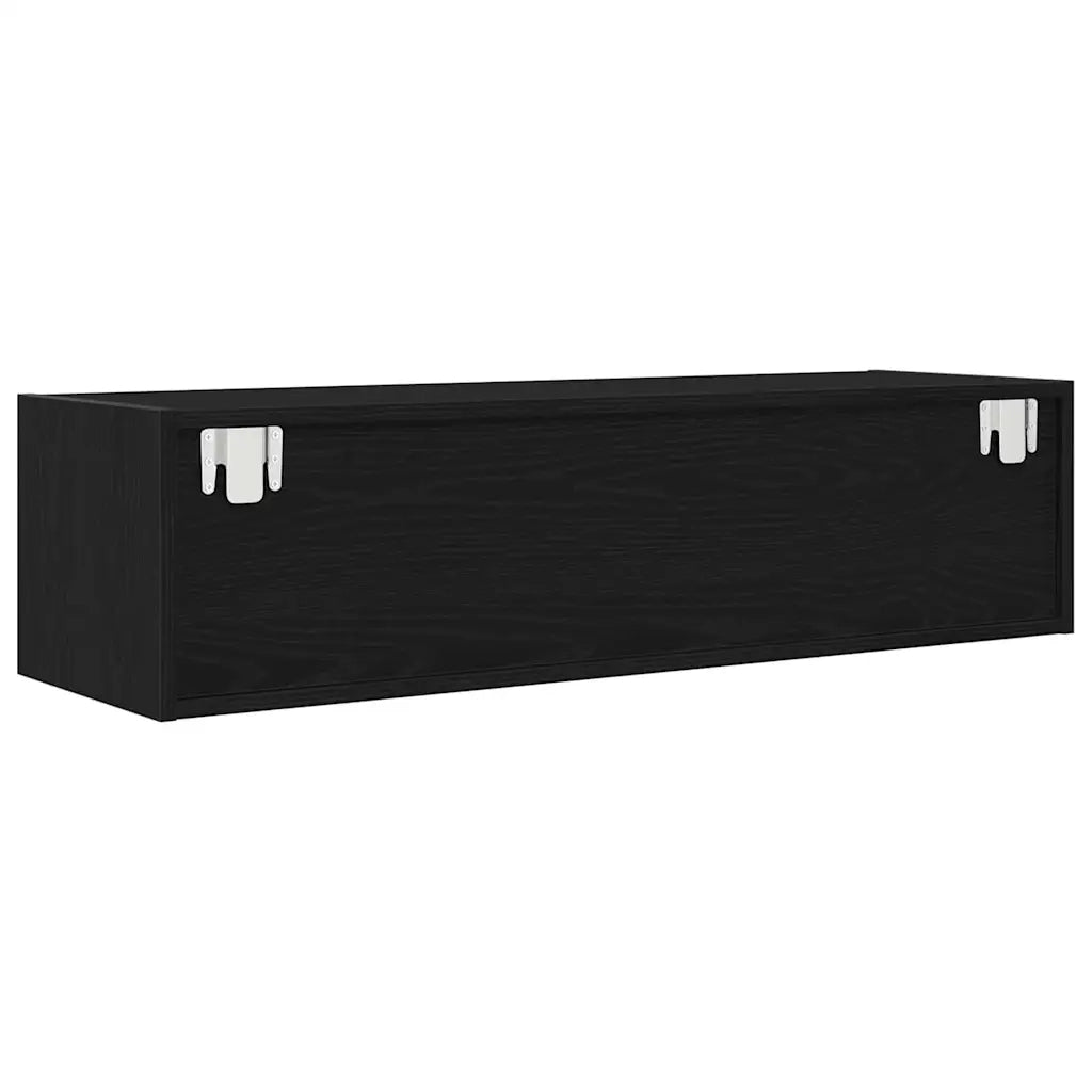Mobile TV Rovere nero 100 x 31 x 25,5 cm Legno multistrato 861527