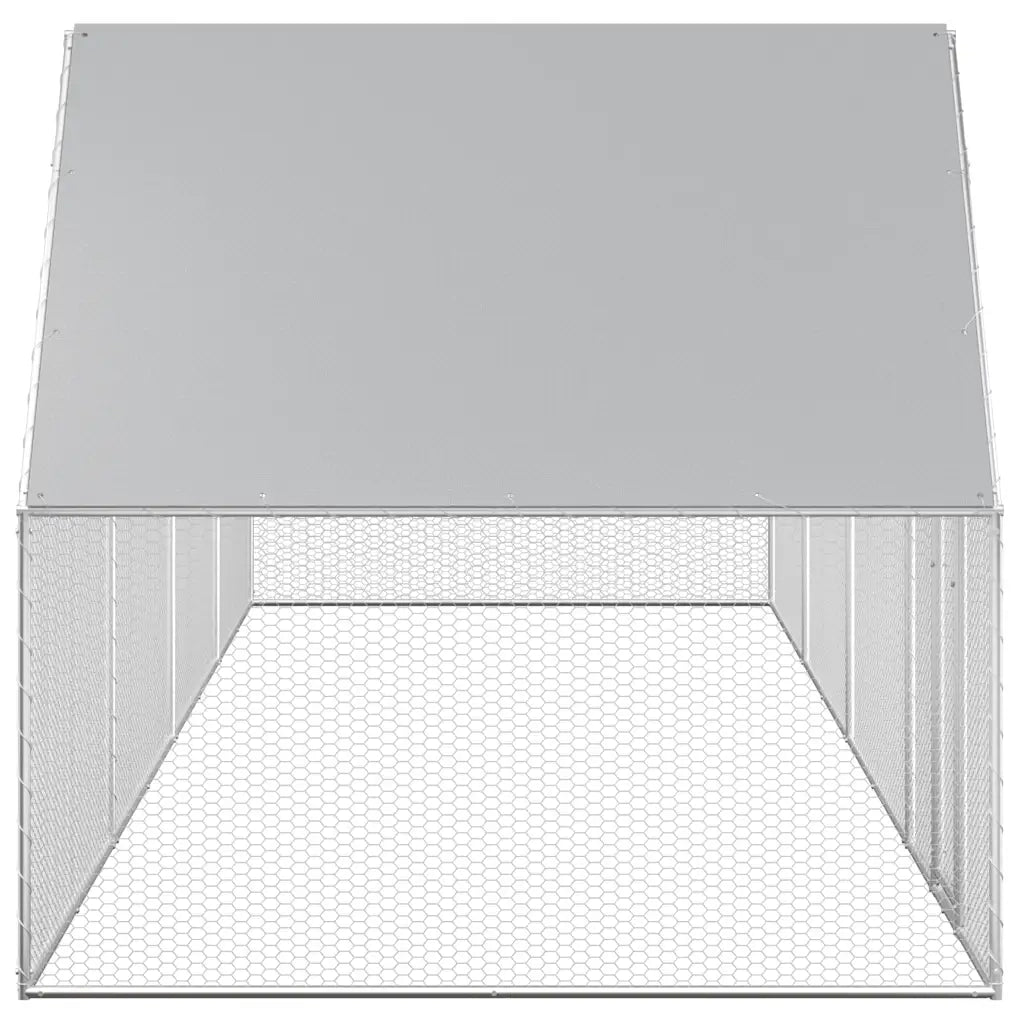 Pollaio 8x2x2 m in Acciaio Zincato CFW7111914