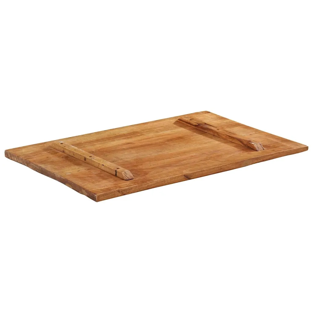 Piano Tavolo Rettangolare 60x90 cm 25-27 mm Legno di Recupero cod mxl 57973