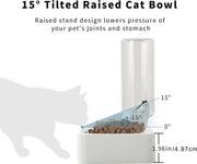 Ciotola per Gatto Ciotola per Cibo per Gatto e Piccolo Cane Ciotola per Cibo per Gatto con Gravità Ciotola per Cibo e Acqua per Gatto e Piccolo Cane Ciotola per Cibo per Gatto con Angolazione Elevata Ciotola per Cibo per Gatto