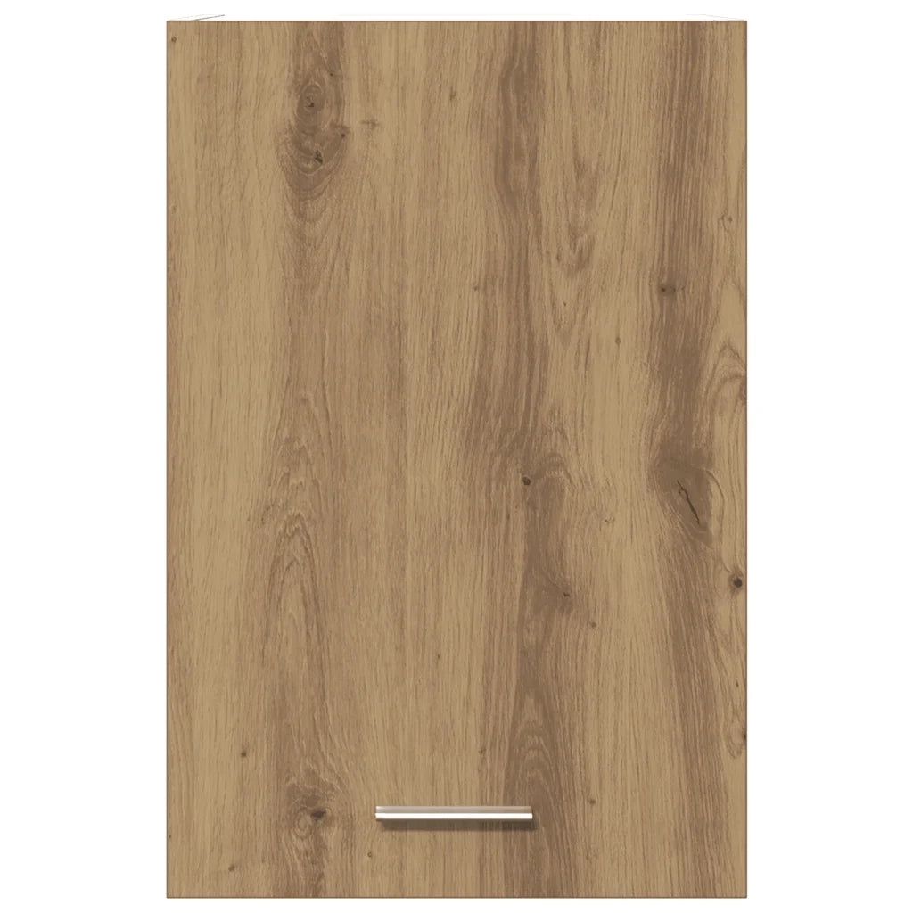 Mobiletto a parete dal design moderno 40 x 31 x 60 cm con ampio spazio contenitivo in legno di rovere composito 02_0050752
