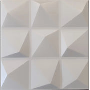 10/20mq di Pannelli in XPS (polistirene compatto) 3D a soffitto o Parete 50x50x2cm Bianchi 4 modelli - 10mq di Piramidi