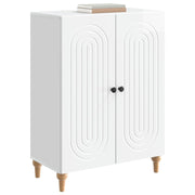 Credenza | Madia | Buffet da pranzo | Armadio da pranzo Bianco Lucido 66 x 34,5 x 90 cm Legno ingegnerizzato