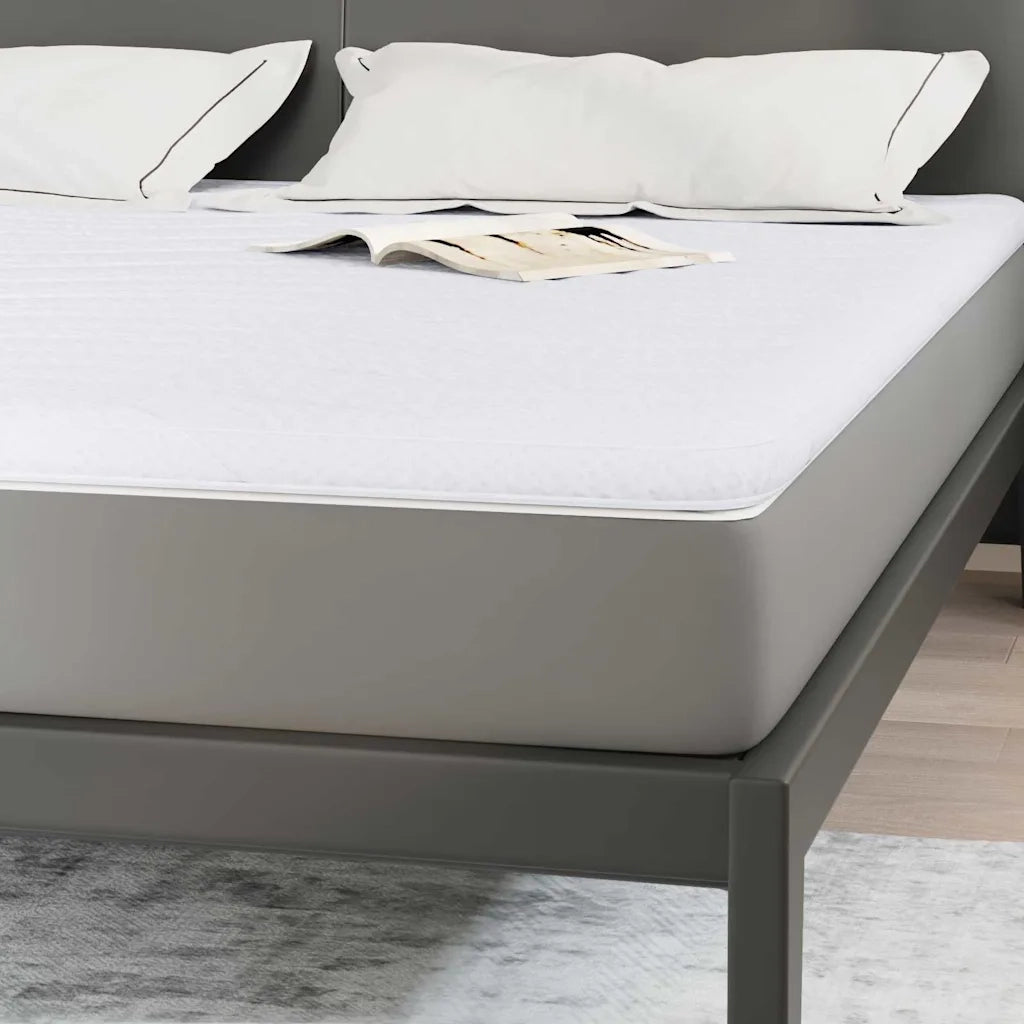 Topper per materasso Bianco 200 x 200 cm Tessuto a maglia CFW5730657