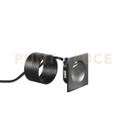SEGNAPASSI LED ONYX NERO QUADRATO 3W 430LM 3000K IP54 7,4X7,4X4,8CM