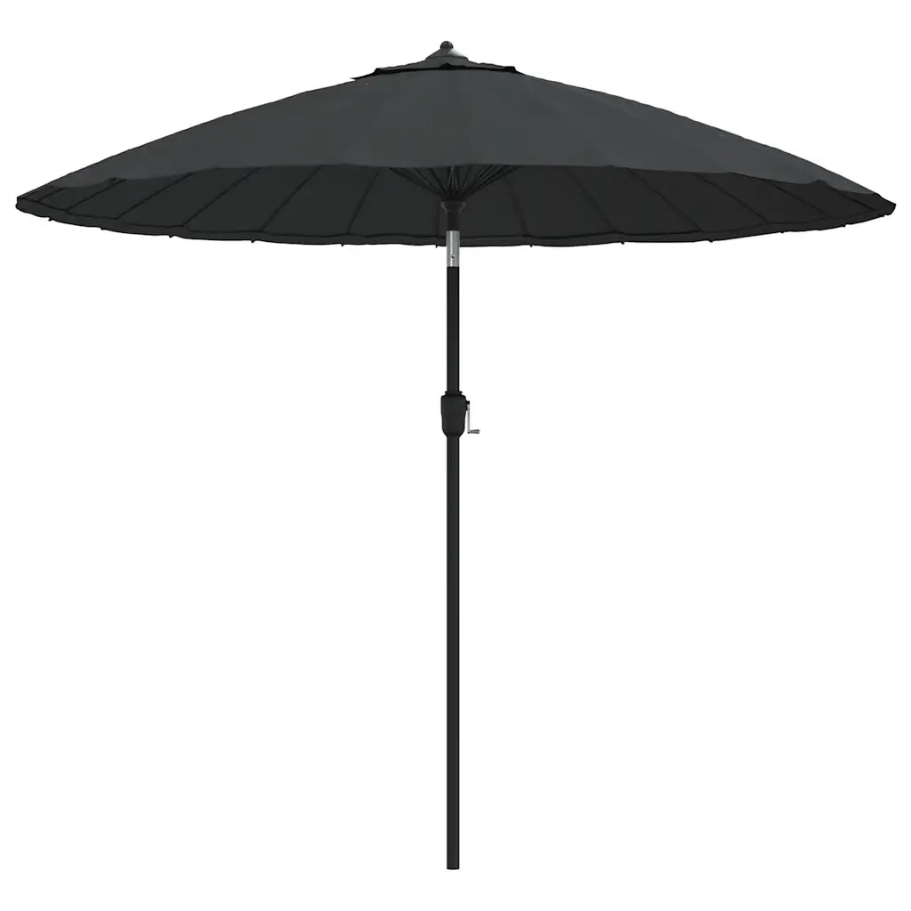 Ombrellone da Esterni con Palo in Alluminio 270 cm Antracite 47306