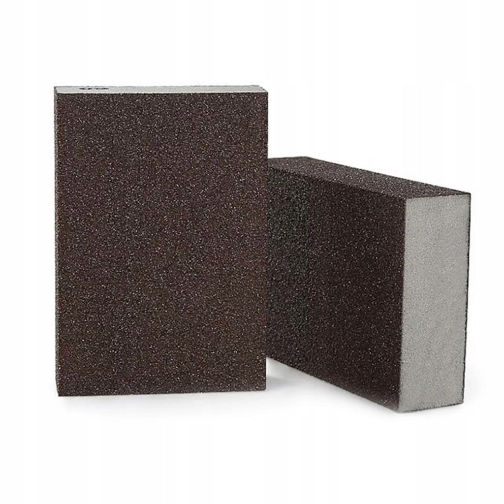 Blocco Abrasivo GR 120 – Superficie Dura e Resistente | Dimensioni 100x68x25 mm | Per Legno, Metallo, Vernice, Plastica