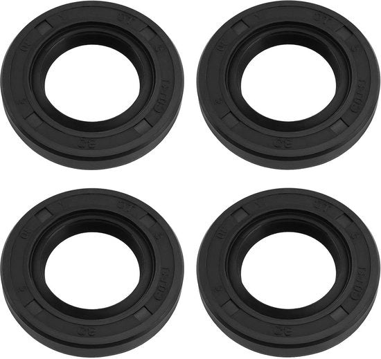4 pezzi tagliaerba motosega guarnizione olio guarnizione gommosa di rilievo 96390031743 misura 30 x 15 x 5 mm compatibile con Stihl 029 039 MS290 MS310 MS390 nero.
