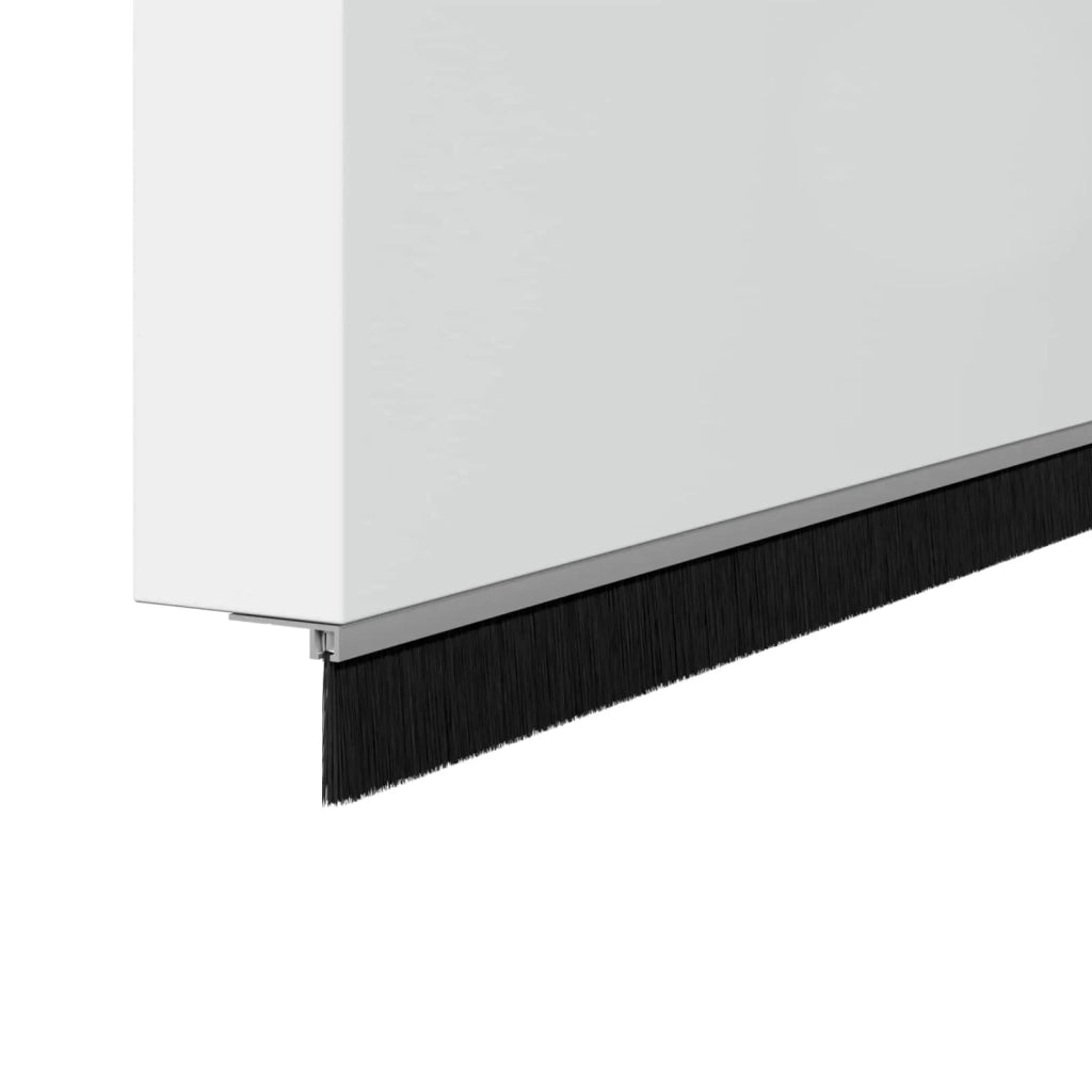 Spazzole per porte a vite 2 pcs Argento 100 cm 42019498