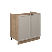 Vicco Mobili per lavelli da cucina  GrigioBeige 80 cm senza piano di lavoro