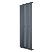 Radiatore Verticale Design Ovale Colonna Singola Antracite 1600x600 mm