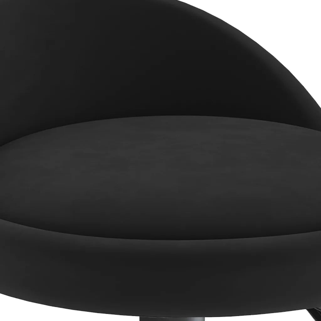 Sgabello da Bar Nero in Velluto cod mxl 54998