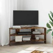 MobileTVAngolare Rovere fumé 102x40,5x45cm Legno multistrato