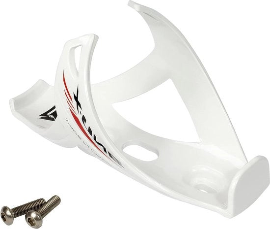 Porta acqua per mountain bike quasi indeformabile e leggero - Bianco lucido
