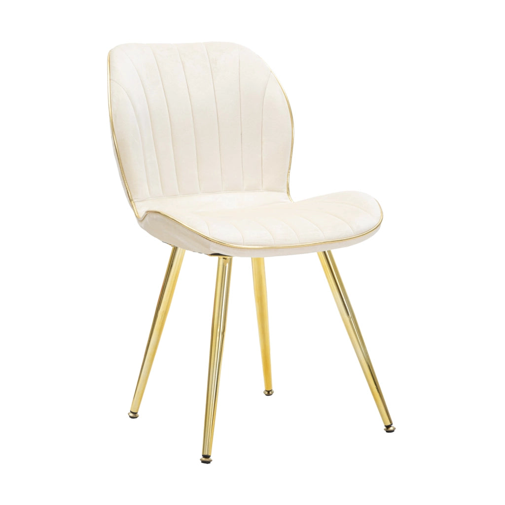 Bohinj, Sedia 2 Sedie, Bianco Crema