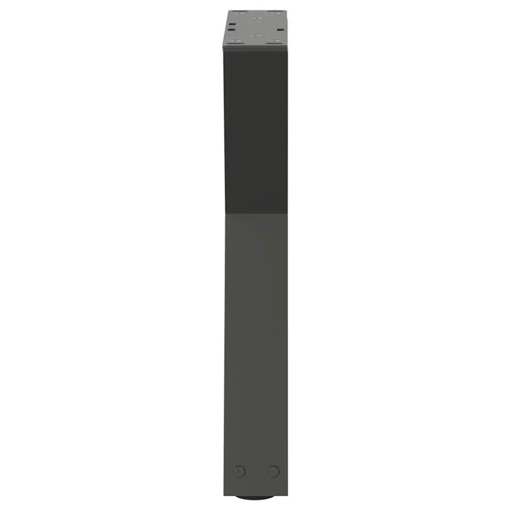 Gambe per tavolino 2 pz Antracite 38x(42-43,3) cm Acciaio