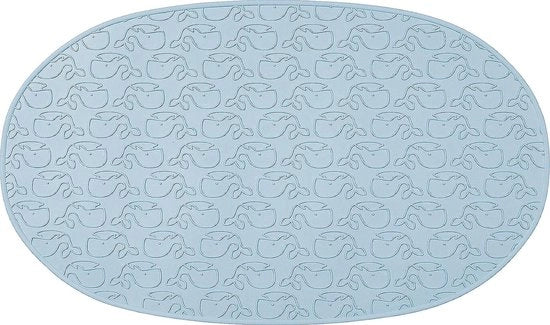 Pavimento per bagni, superficie anti-slip con motivi a rilievo, 42 x 25 cm, blu