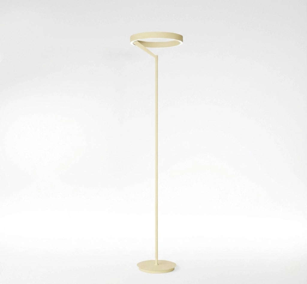 Lampada da Terra CRISEIDE PT LED 40W 2000lm 3000K dimmerabile a pedale in alluminio New Beige - Gealuce
