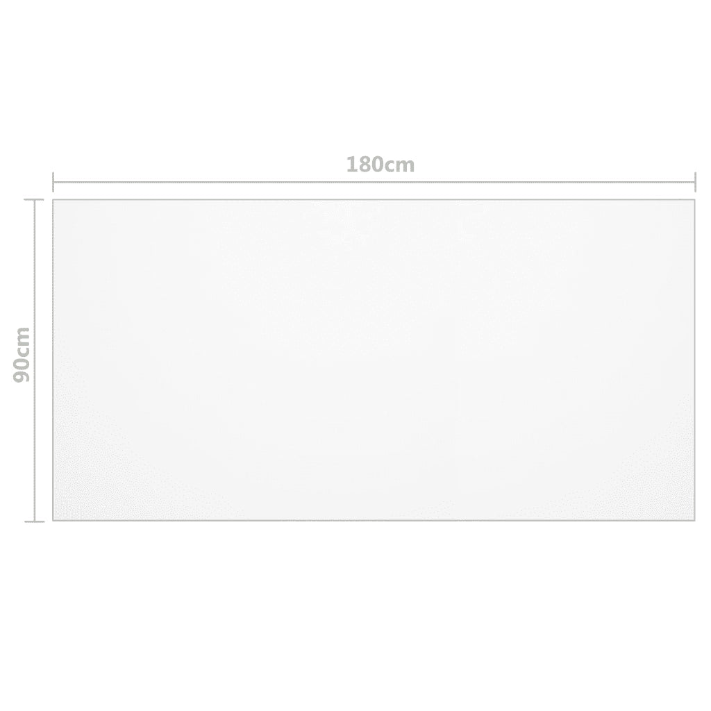 Protezione Tavolo Trasparente 180x90 cm 1,6 mm PVC CFW6165692