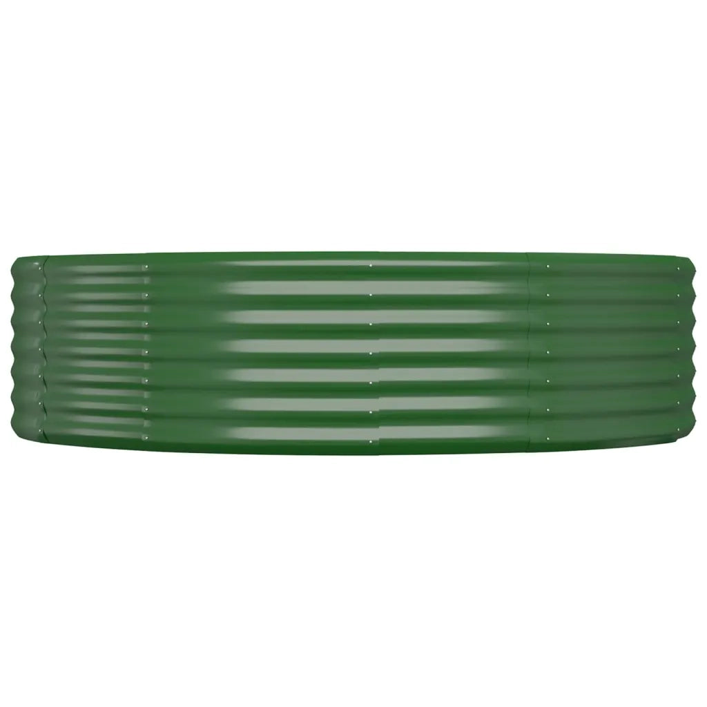 Vaso Giardino Acciaio Verniciato a Polvere 214x140x36 cm Verde cod mxl 67371