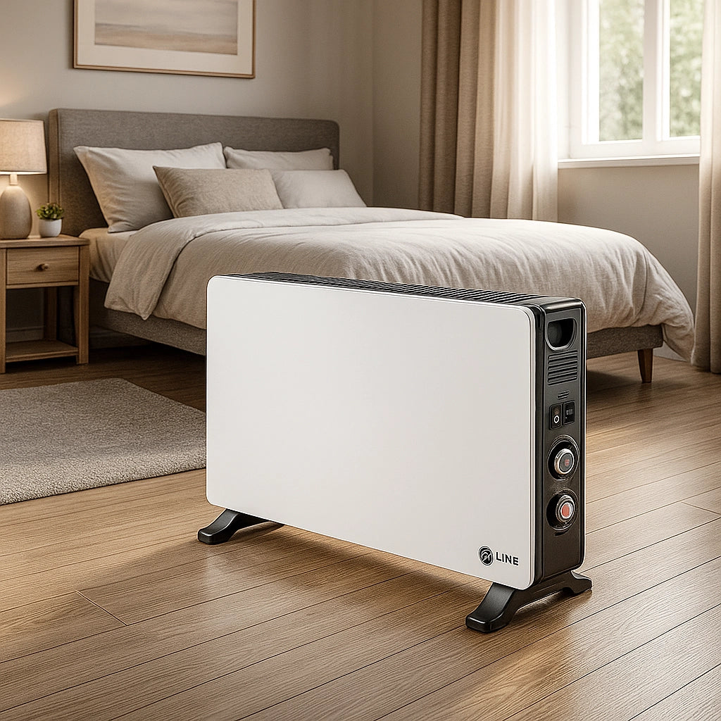 TERMOCONVETTORE DA PAVIMENTO 2000W CON FUNZIONE TURBO