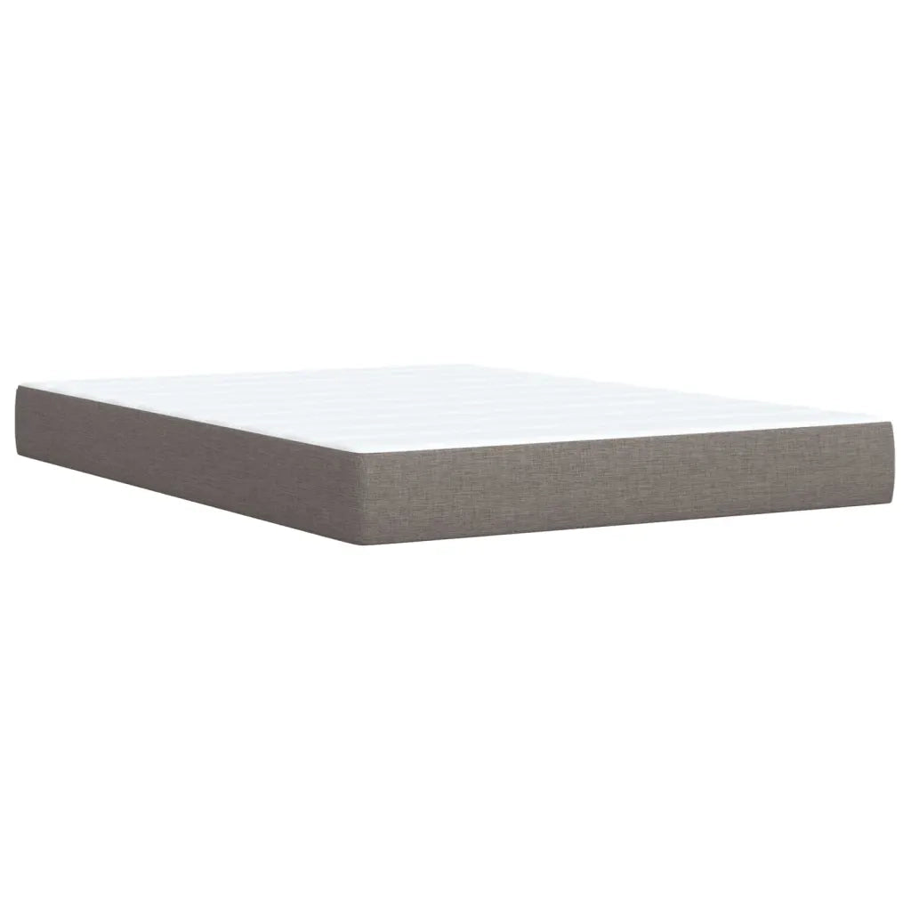 Giroletto a Molle con Materasso Tortora 140x200 cm in Tessuto 3285908
