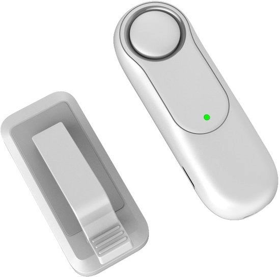 Afstandsbediening per radiofrequenza, pagina-omslag, compatibile con Kindle Paperwhite, iPad, tablet e lettori elettronici, design portatile, dispositivo di cambio pagina automatico, modello bianco 2
